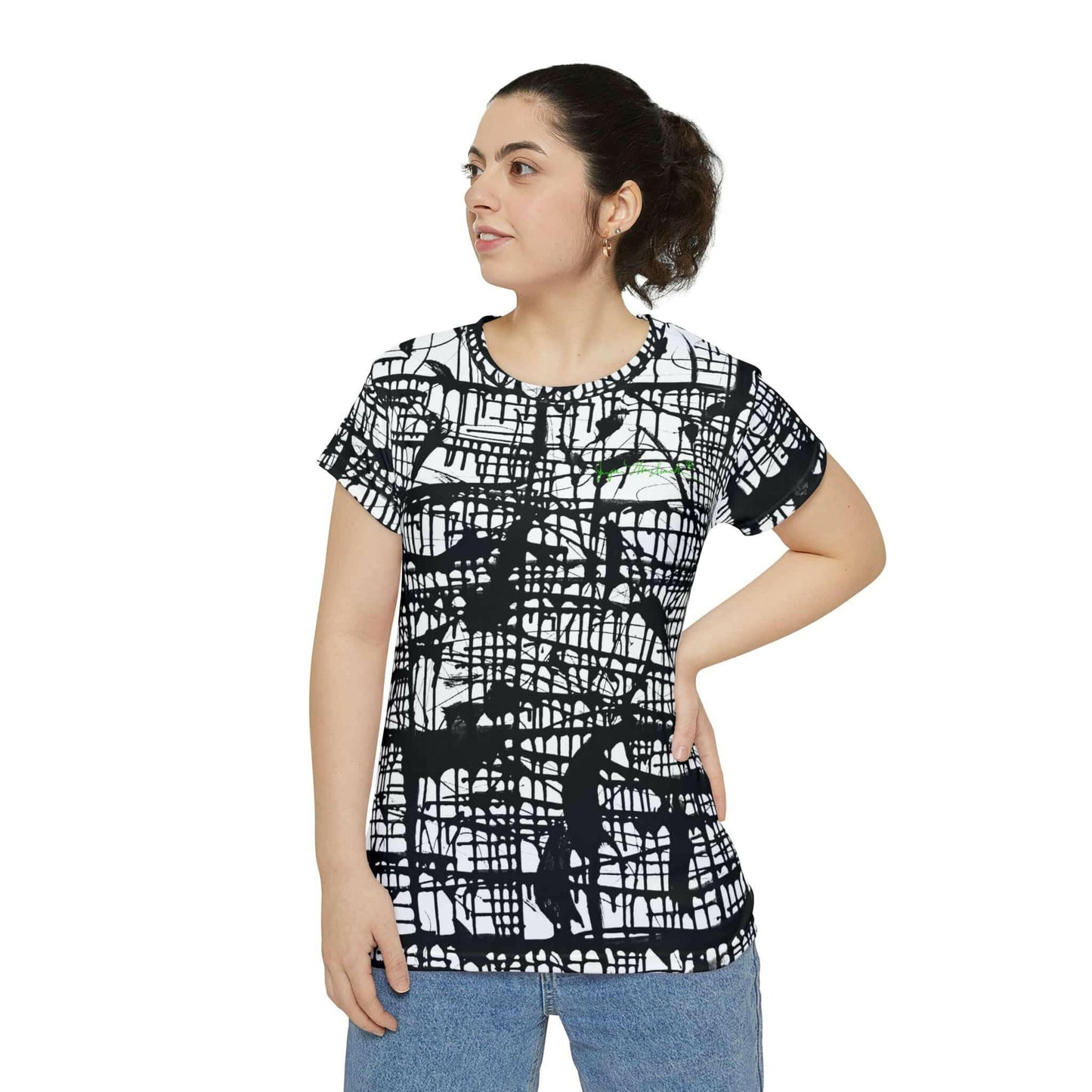 Dark Matrix by Jumper Maybach® - WOMEN'S Short Sleeve Shirt - Jumper Maybach