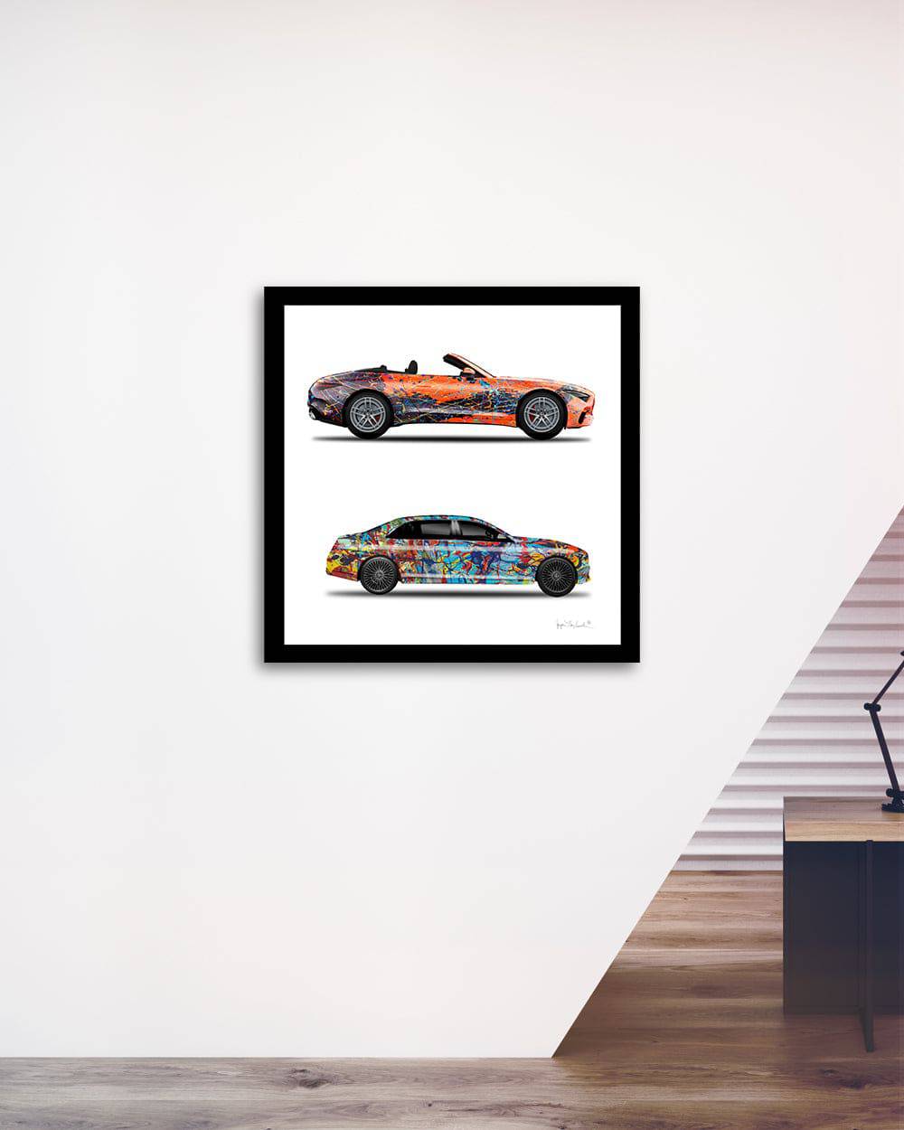 2 - Orange Eclipse & Taffy Galaxy Whew Cars by Jumper Maybach® (Print on Paper) - Jumper Maybach