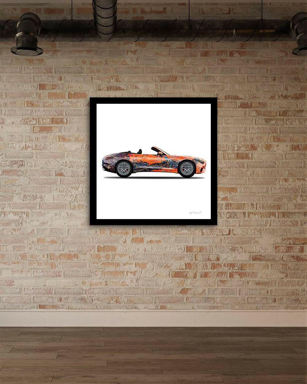 1 - Orange Eclipse Car by Jumper Maybach® (Print on Canvas)