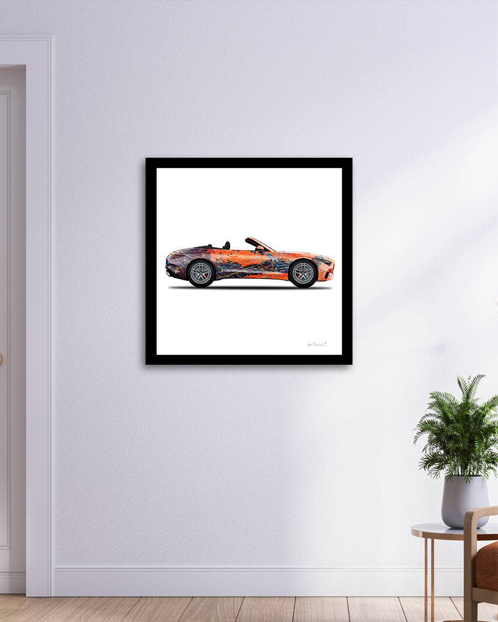 1 - Orange Eclipse Car by Jumper Maybach® (Print on Canvas)