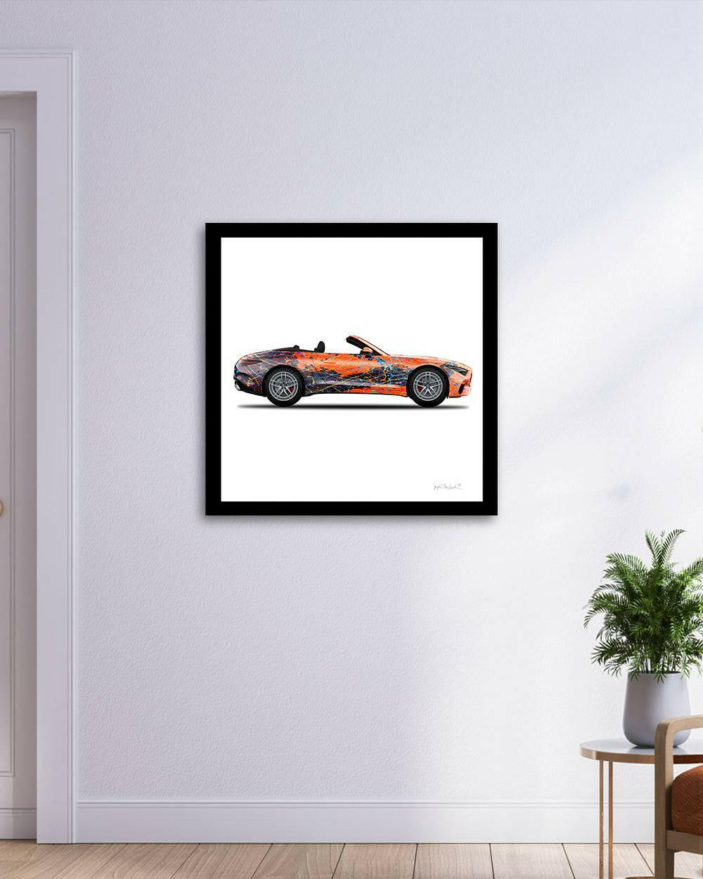 1 - Orange Eclipse Car by Jumper Maybach® (Print on Canvas)