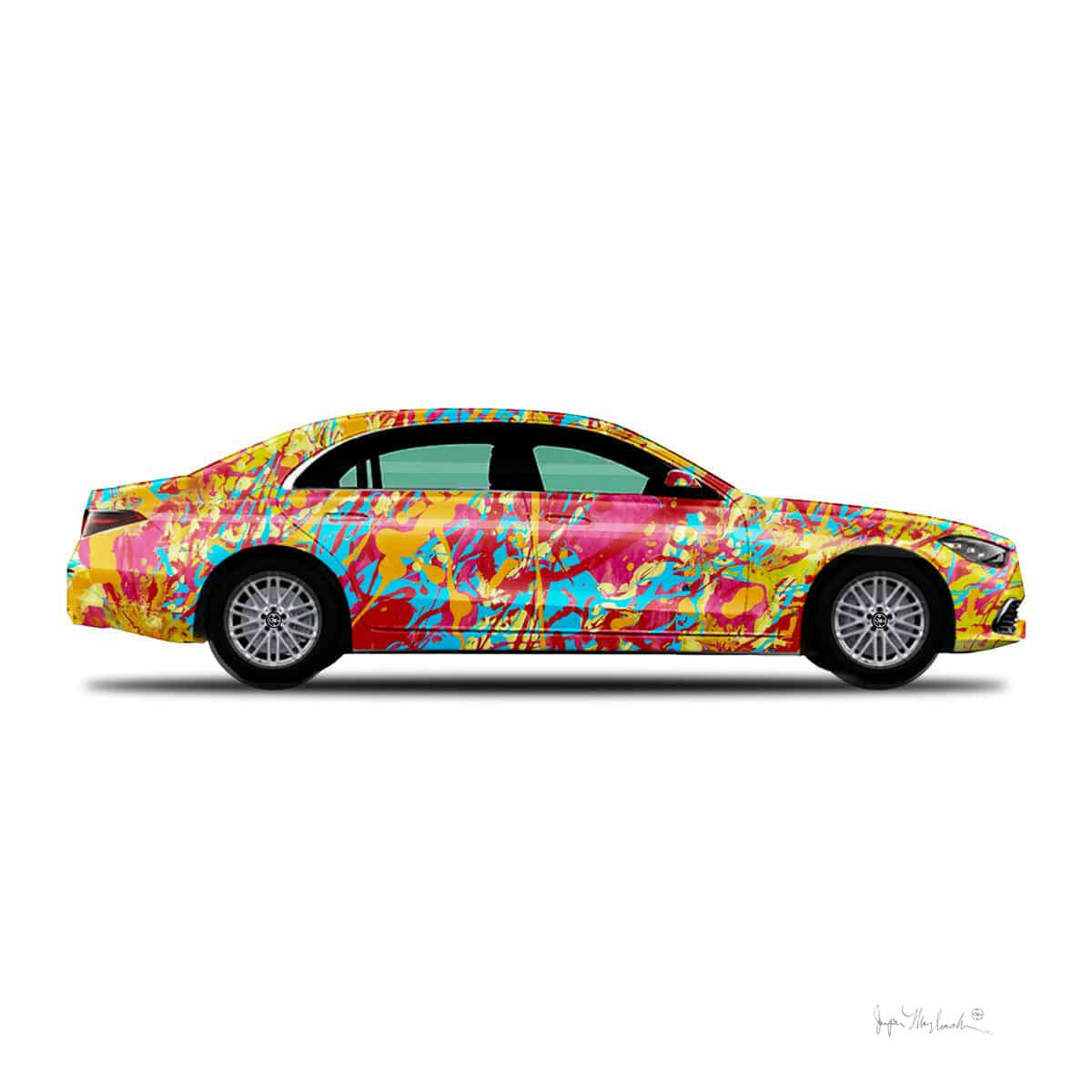 1 - World Jumper Car by Jumper Maybach® (Print on Canvas) - Jumper Maybach