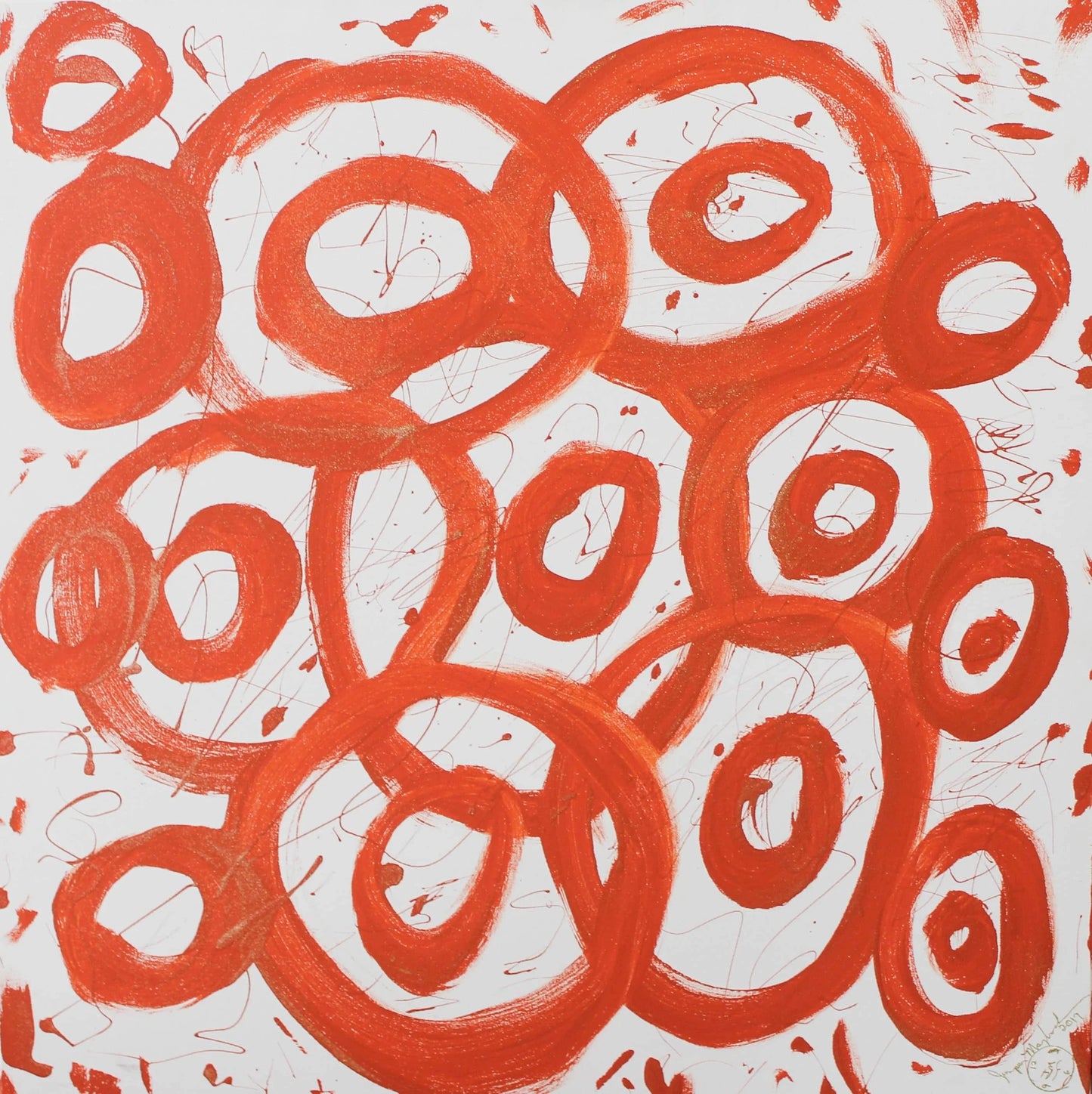 Circle of Life #1 (Embellished-Hand Signed by the Artist) - Jumper Maybach
