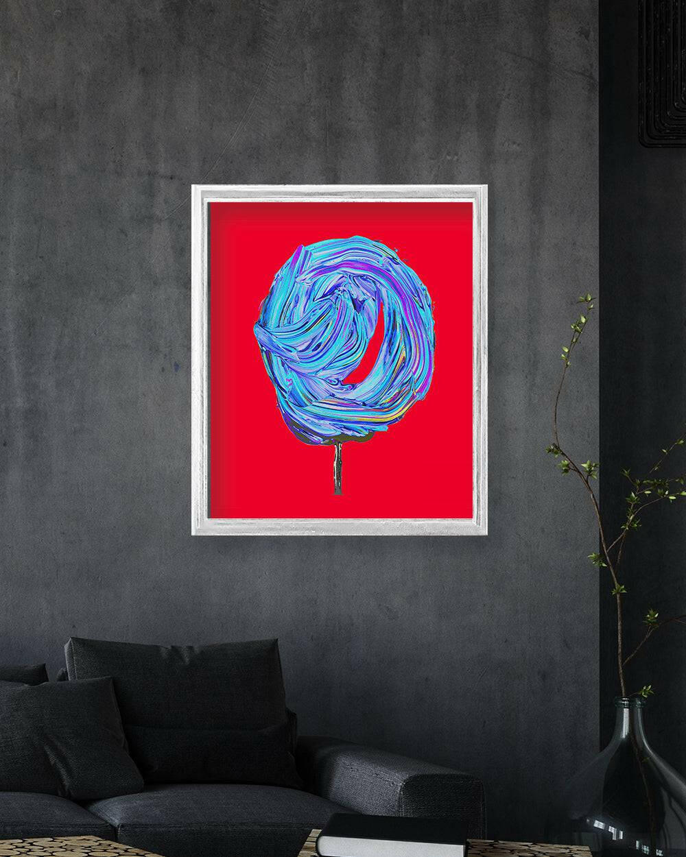 Cosmic Blueberry Cotton Candy (Print on Paper) - Jumper Maybach