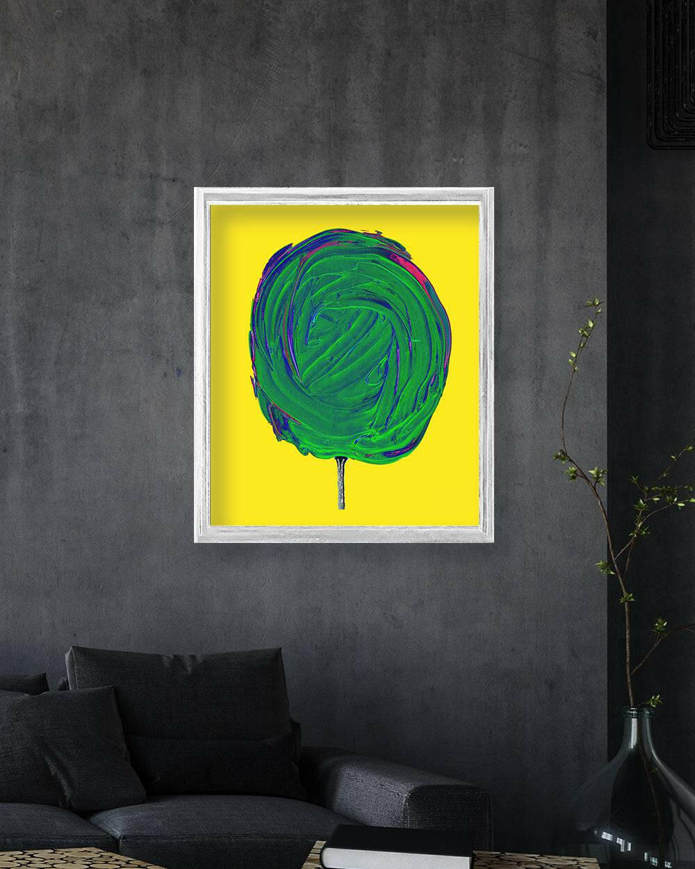 Cosmic Lime Cotton Candy (Print on Paper) - Jumper Maybach