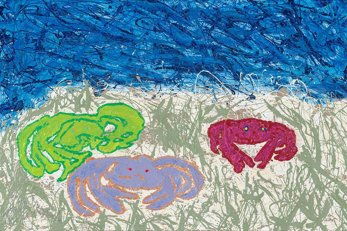 Crab Series #4 - Original Painting - Jumper Maybach