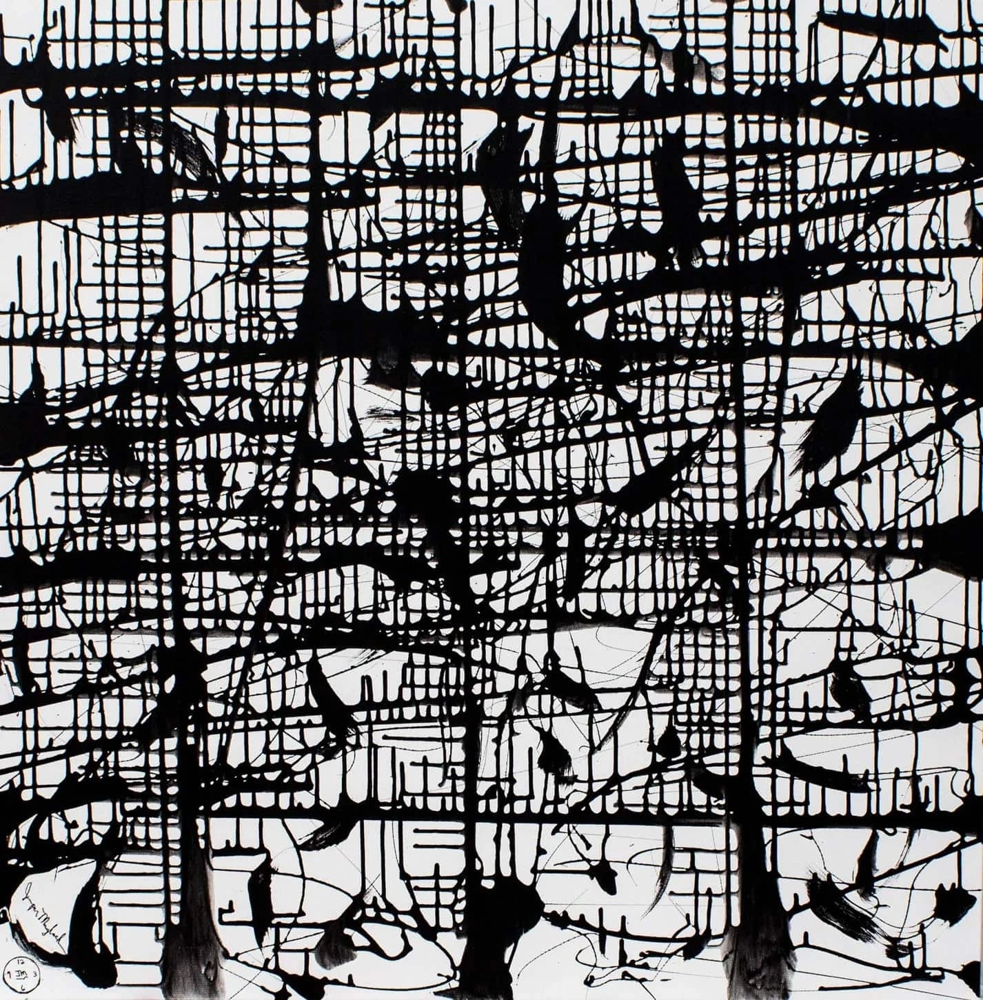 Dark Matrix (Embellished Limited Edition-Hand Signed by the Artist) - Jumper Maybach