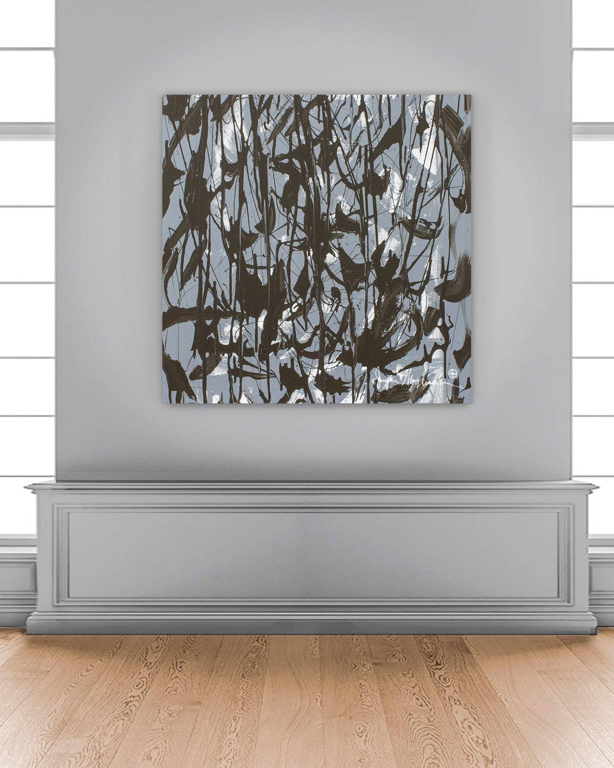 Gray Mood (Print on Canvas) - Jumper Maybach