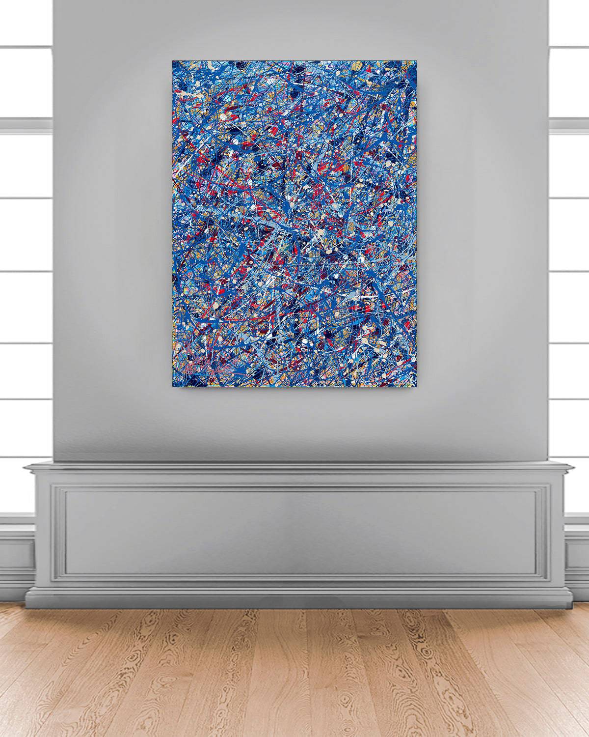 It's Raining In Space - Original Painting - Jumper Maybach