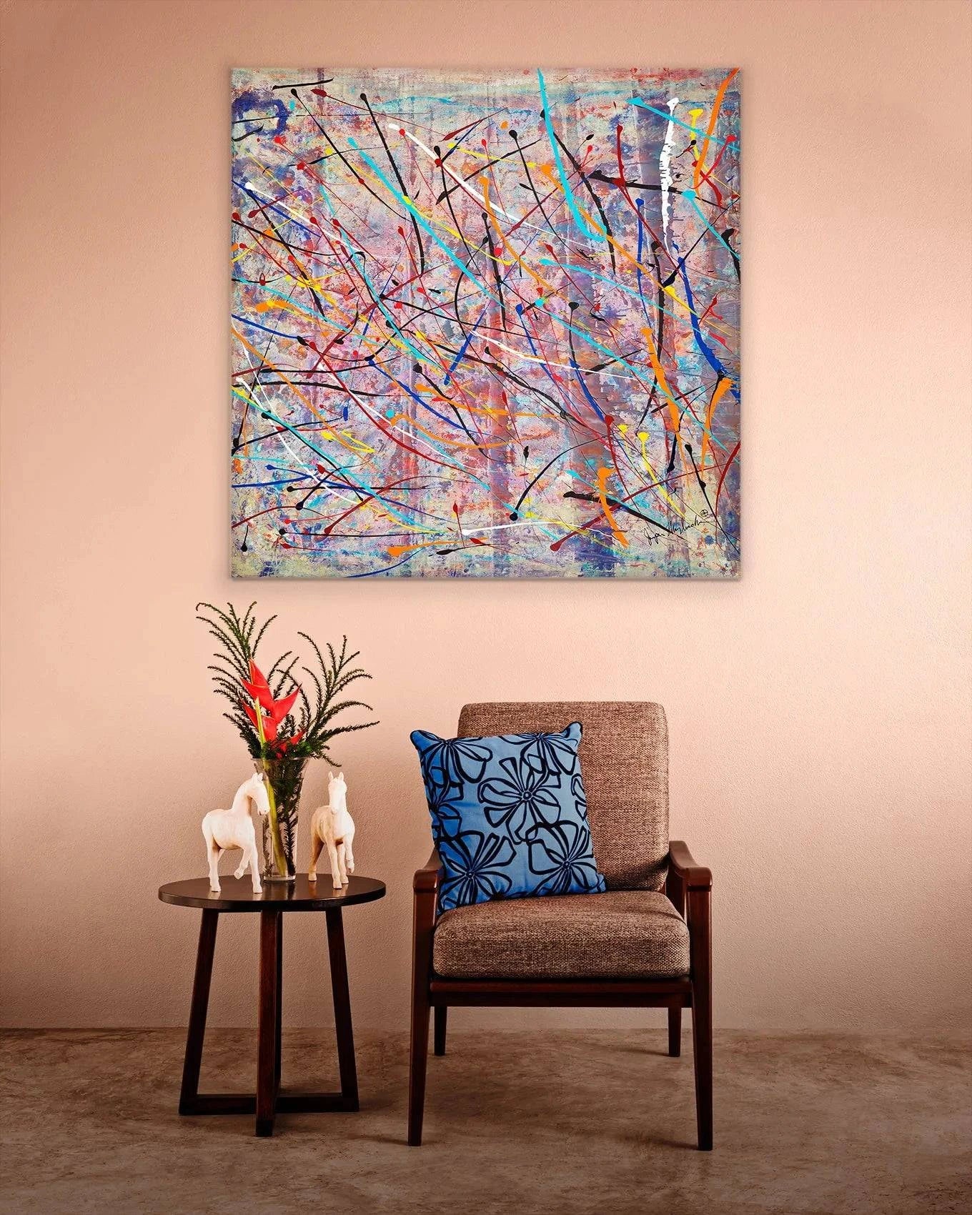 Jumper's Lake In Venice (Embellished Limited Edition-Hand Signed by the Artist)