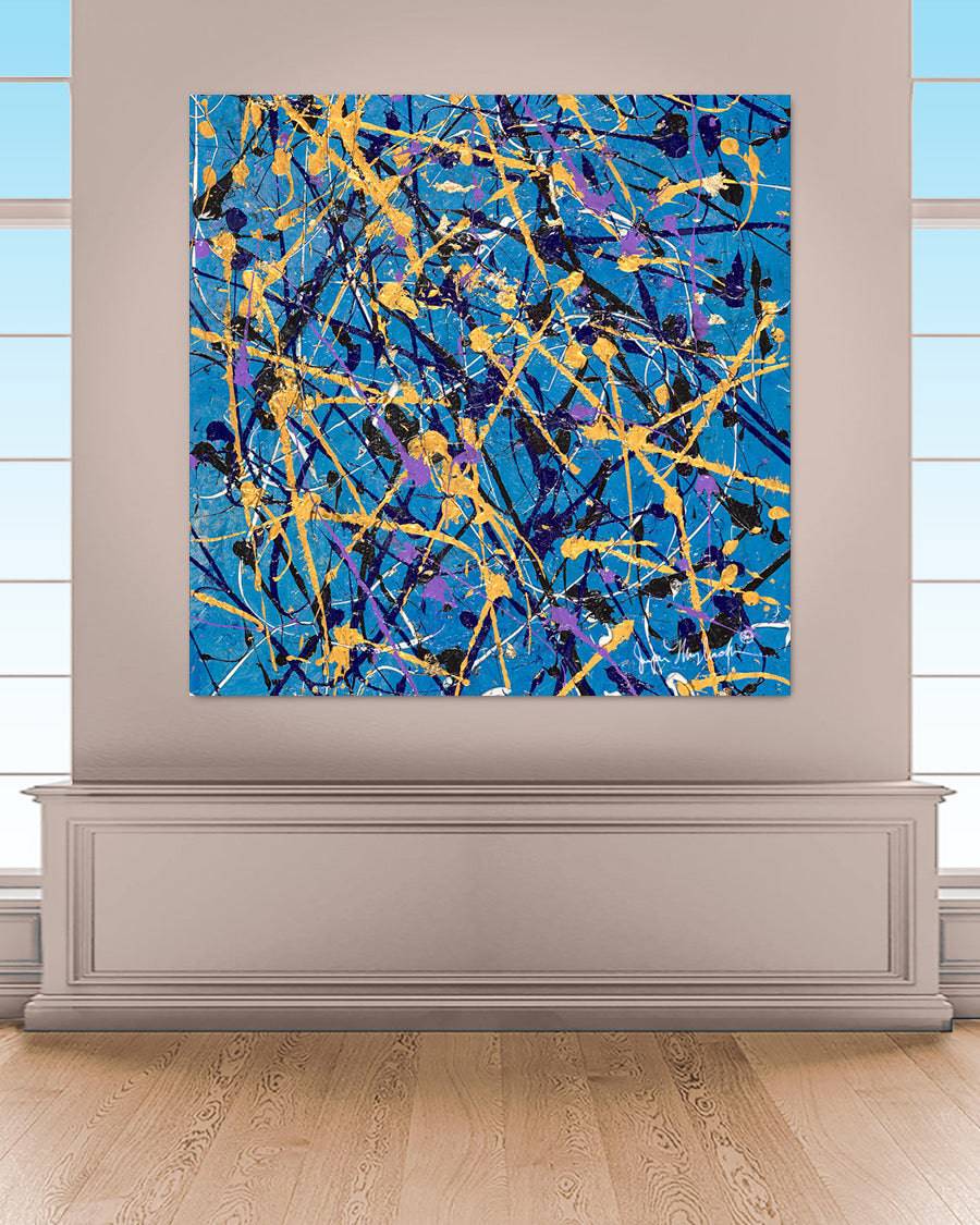 Neptune's Secret Moon (Embellished Limited Edition-Hand Signed by the Artist) - Jumper Maybach