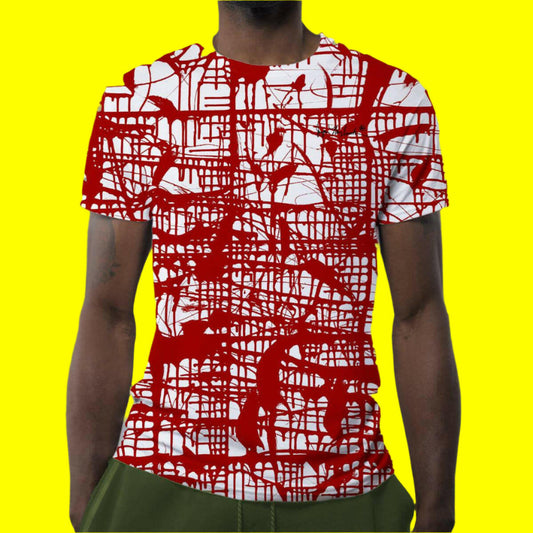 Red Matrix, MEN'S T-Shirt by Jumper Maybach® - Jumper Maybach