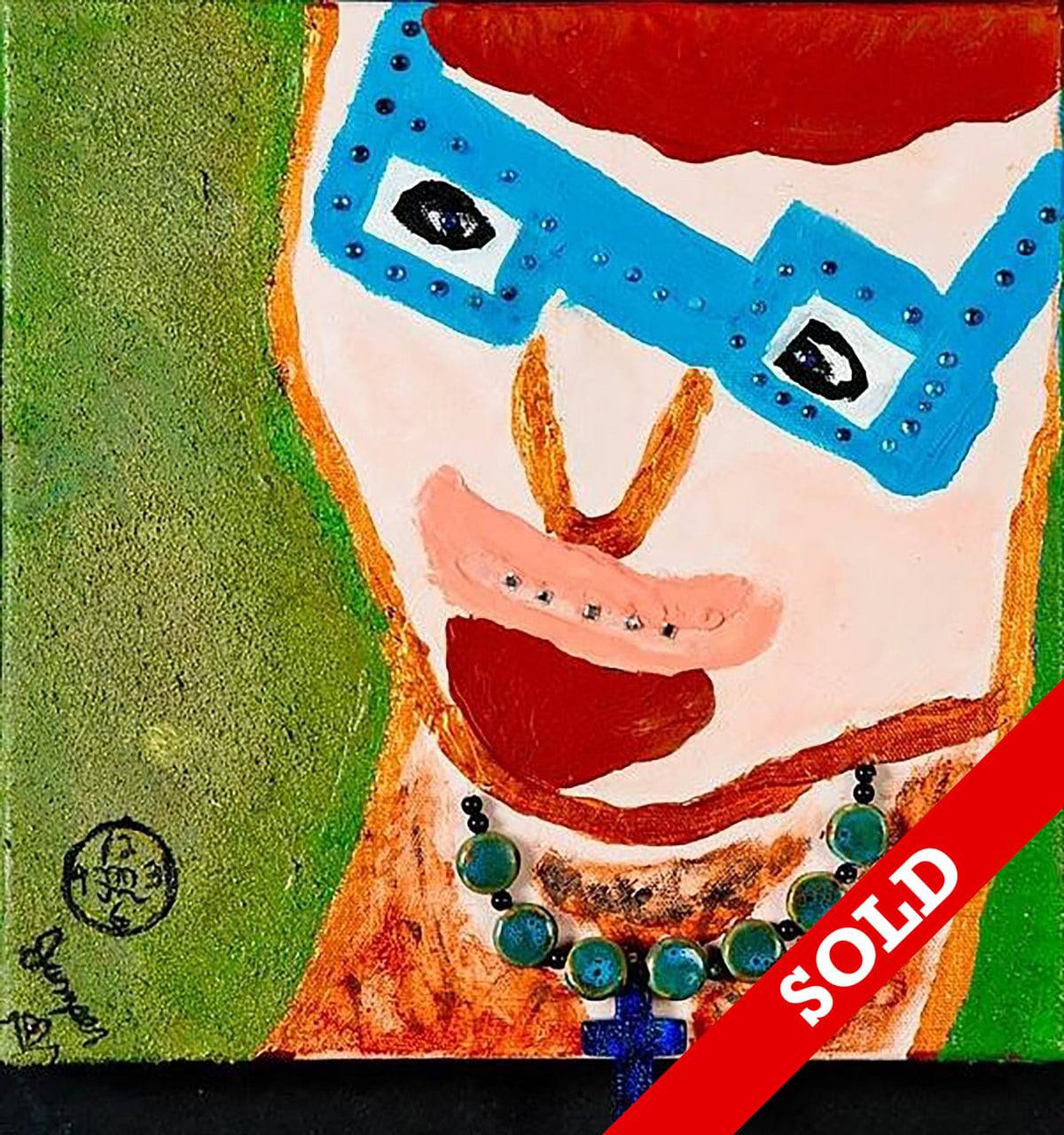 Santa Fe Metro Man - Original Painting - SOLD - Jumper Maybach
