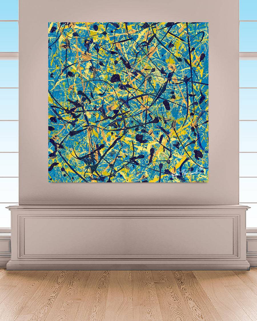 Saturn Sunrise (Embellished Limited Edition-Hand Signed by the Artist) - Jumper Maybach