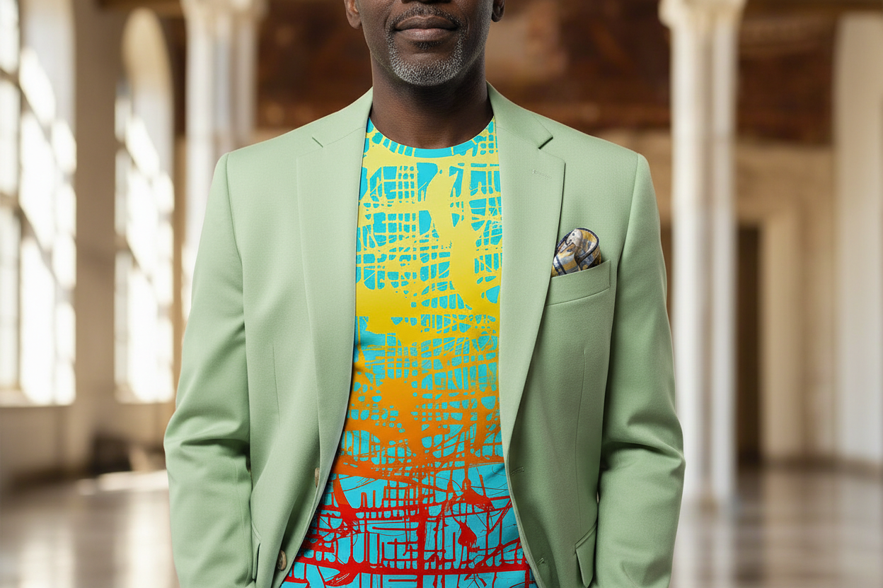 Sunrise Matrix, MEN'S T-Shirt by Jumper Maybach®