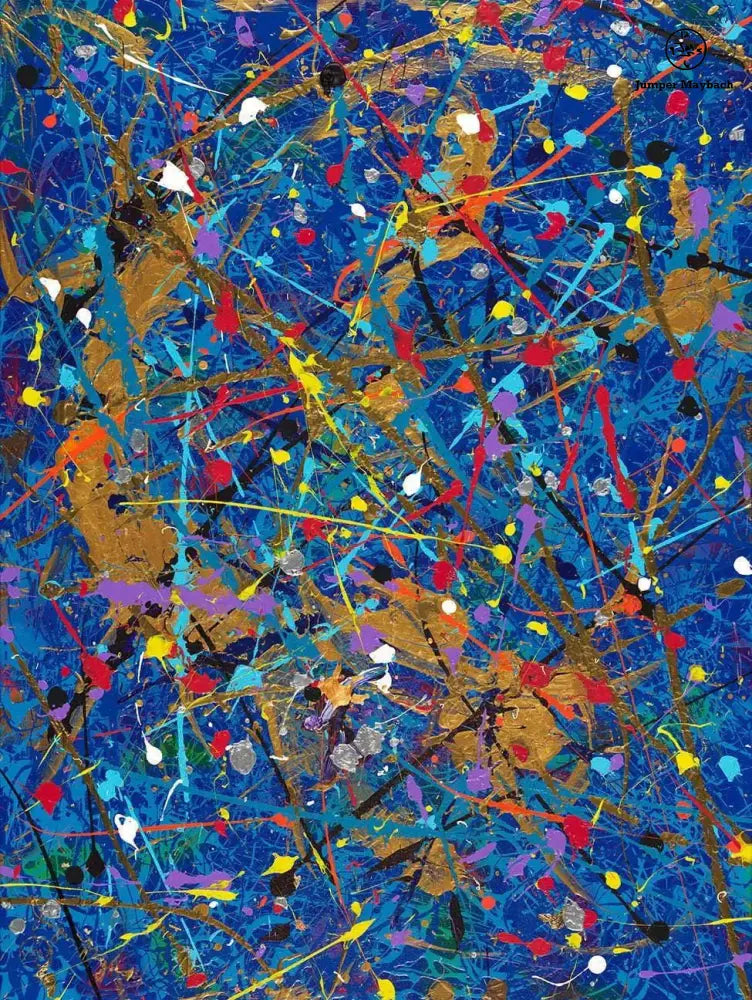 Blue Space - Original Painting - Jumper Maybach