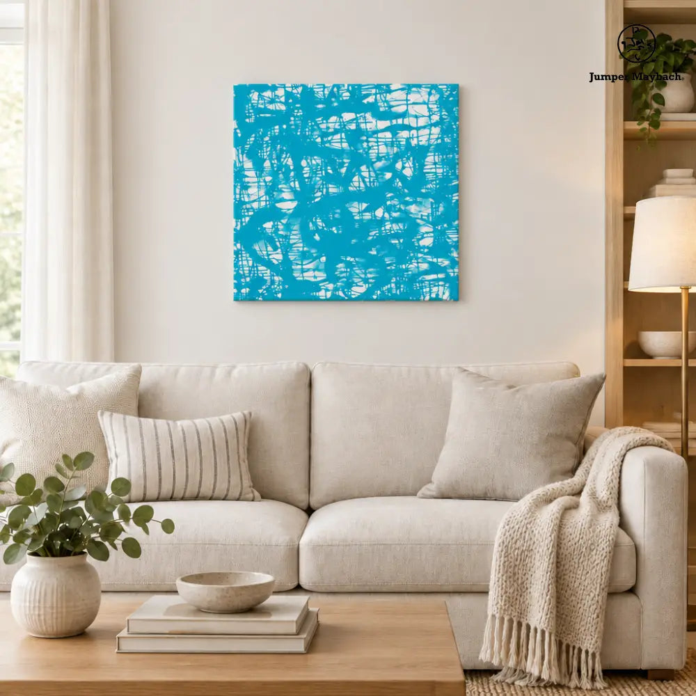 Corrected square living room view
