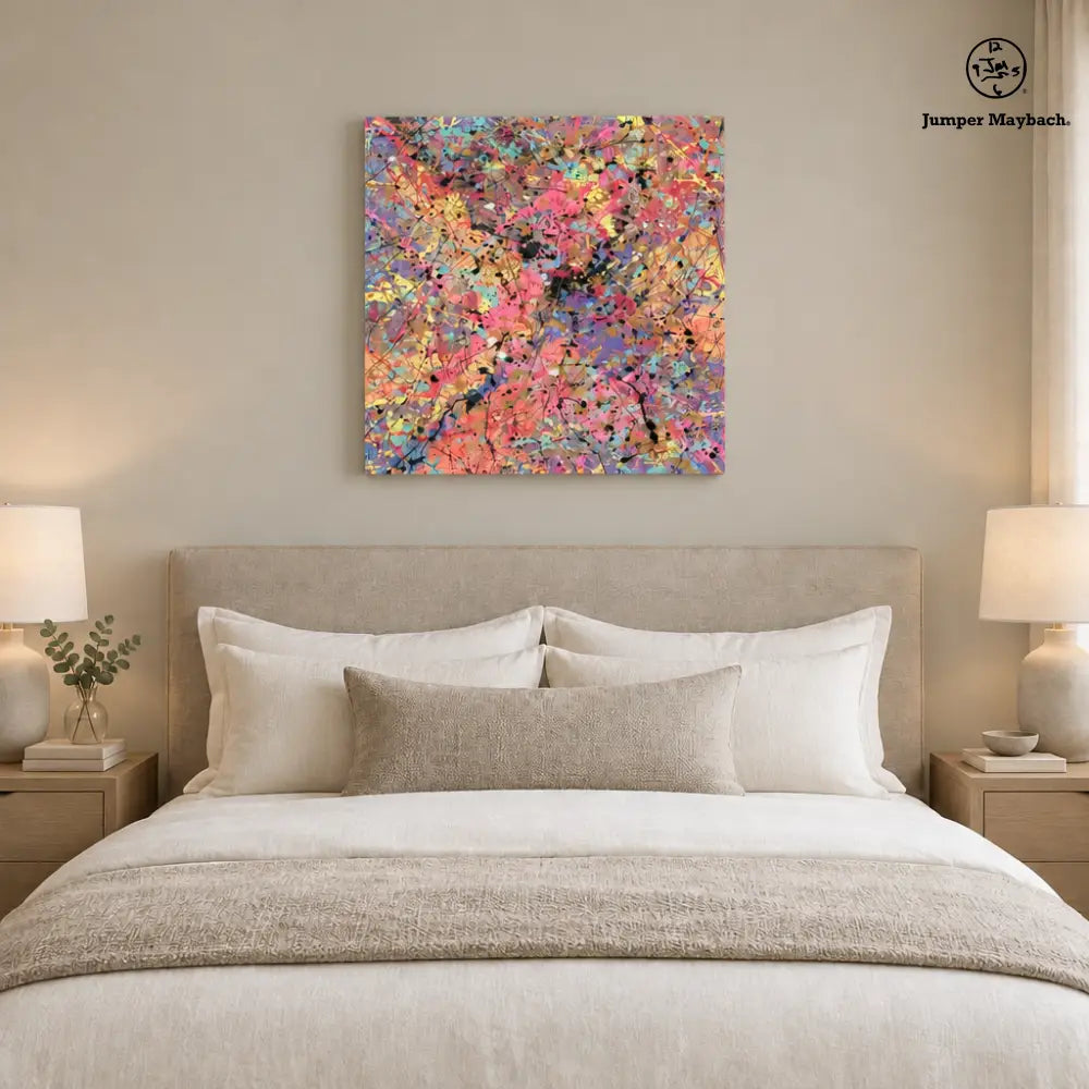 Close Constellations embellished canvas - bedroom