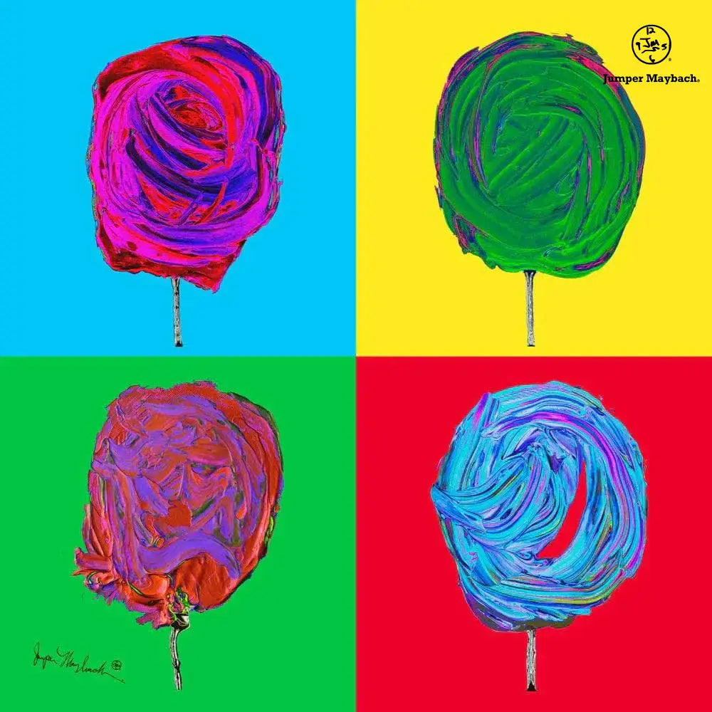Cosmic Cotton Candy Quad (Print on Canvas) - Jumper Maybach Prints