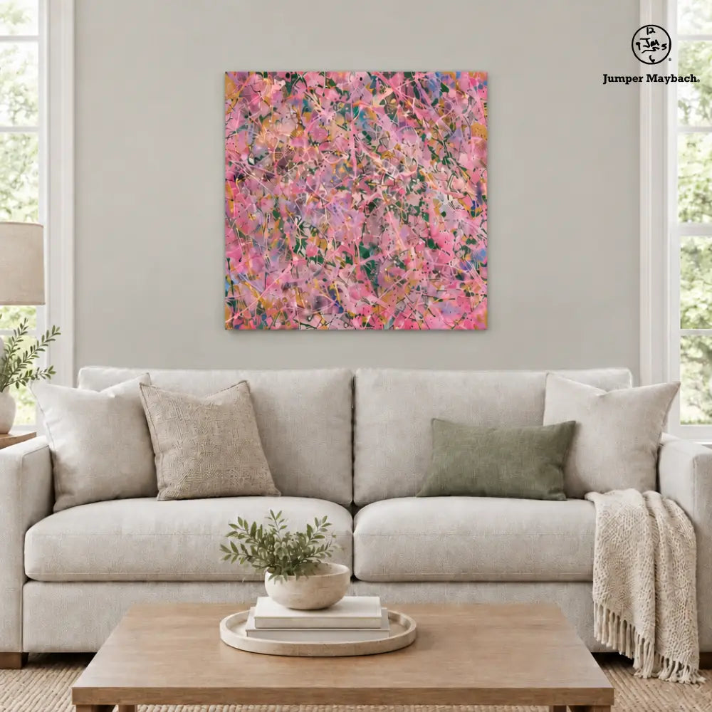 Dreams embellished canvas living room