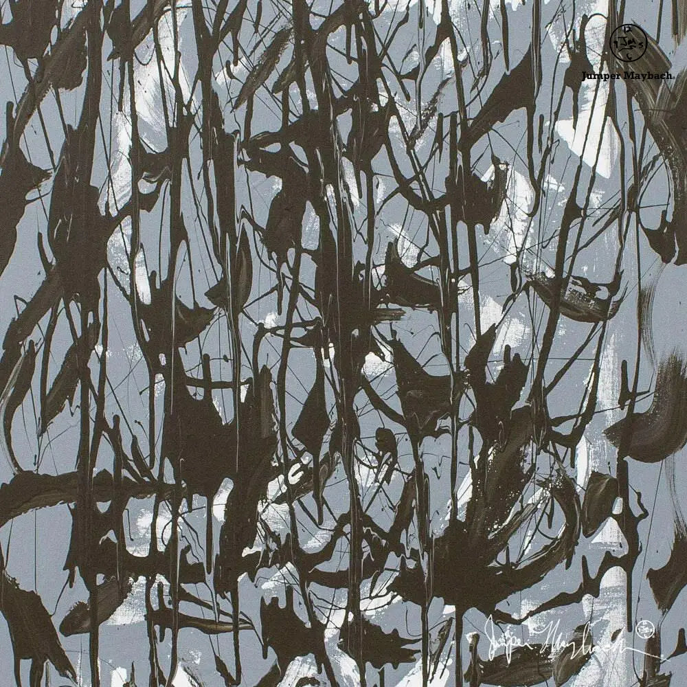 Gray Mood (Embellished-Hand Signed by the Artist) - Jumper Maybach giclee