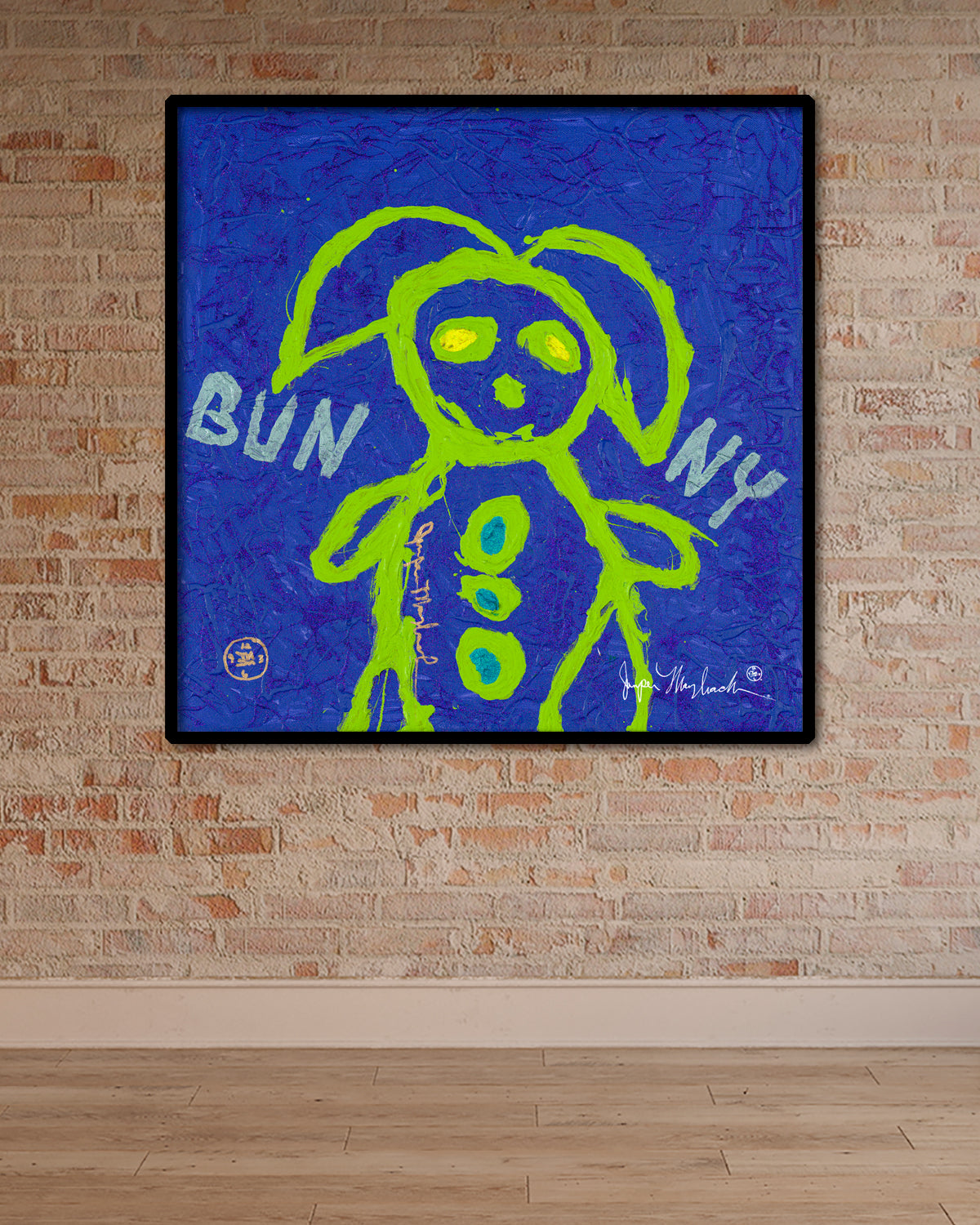 Blue Bunny by Jumper Maybach® (Print on Paper) - Jumper Maybach