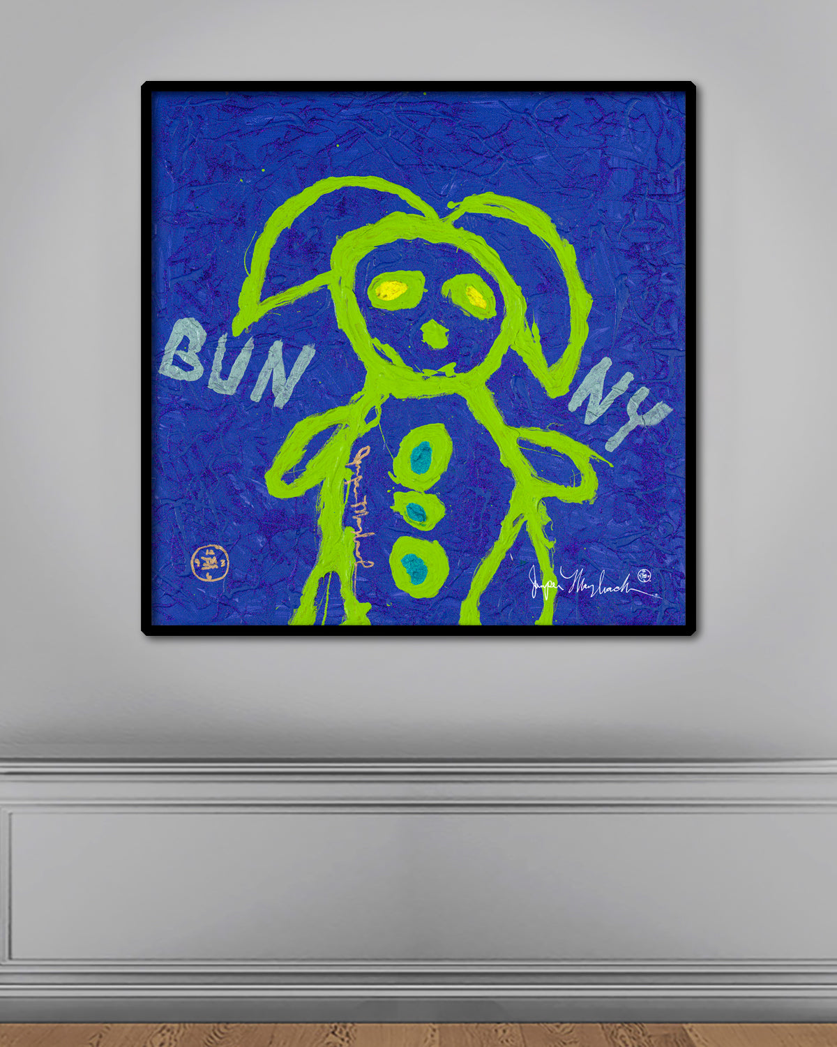 Blue Bunny by Jumper Maybach® (Print on Paper) - Jumper Maybach