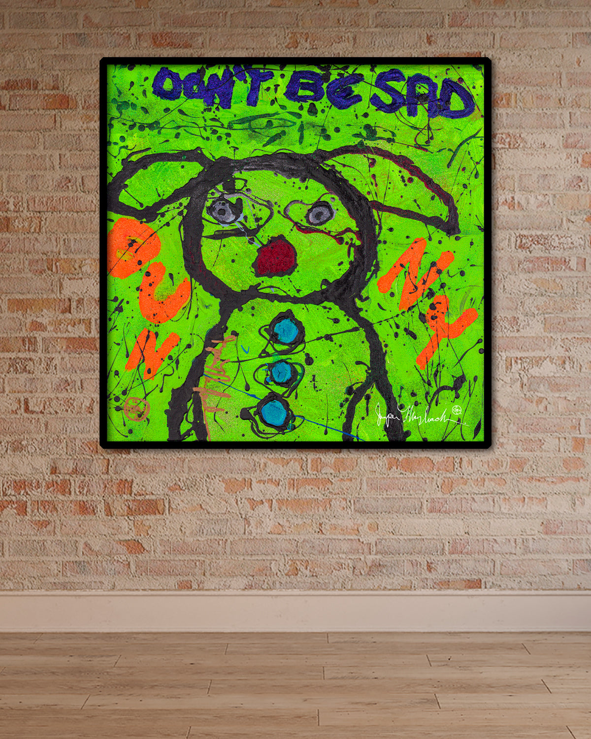 Don't Be Sad Bunny by Jumper Maybach® (Print on Paper) - Jumper Maybach
