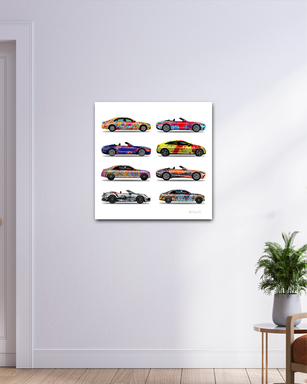 8 - Eight Cars by Jumper Maybach® (Print on Canvas) - Jumper Maybach