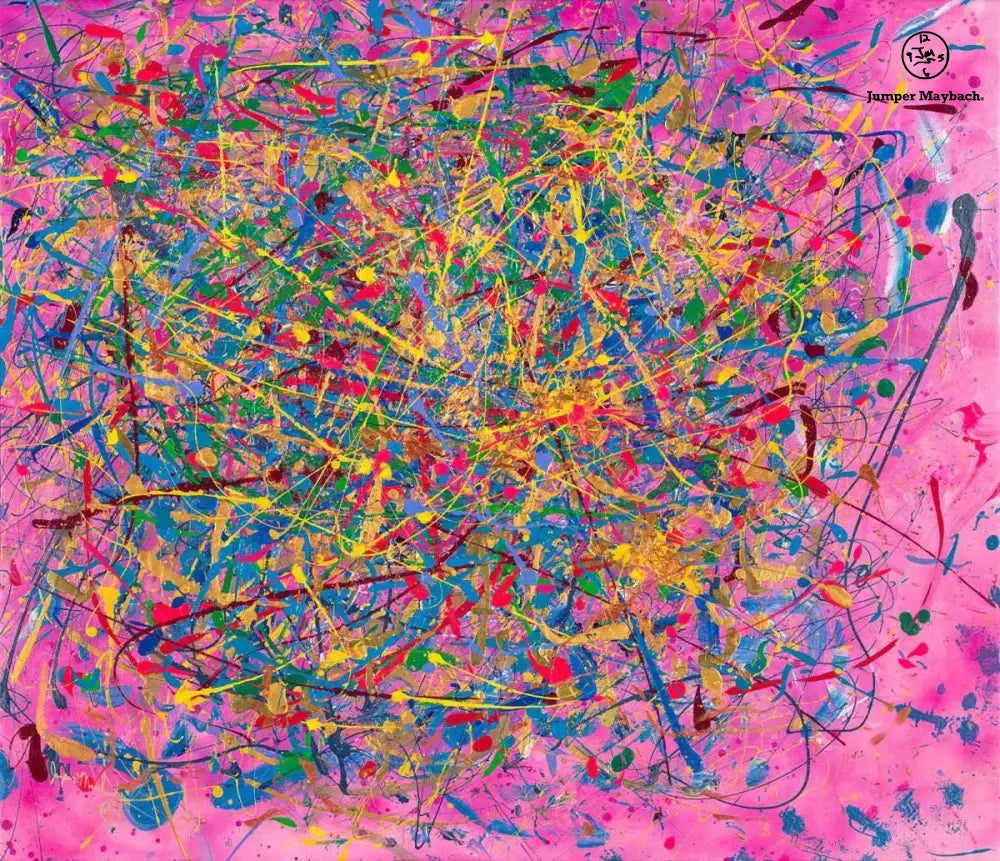 Jumper's Quantum Dream - Original Painting - SOLD - Jumper Maybach Artwork