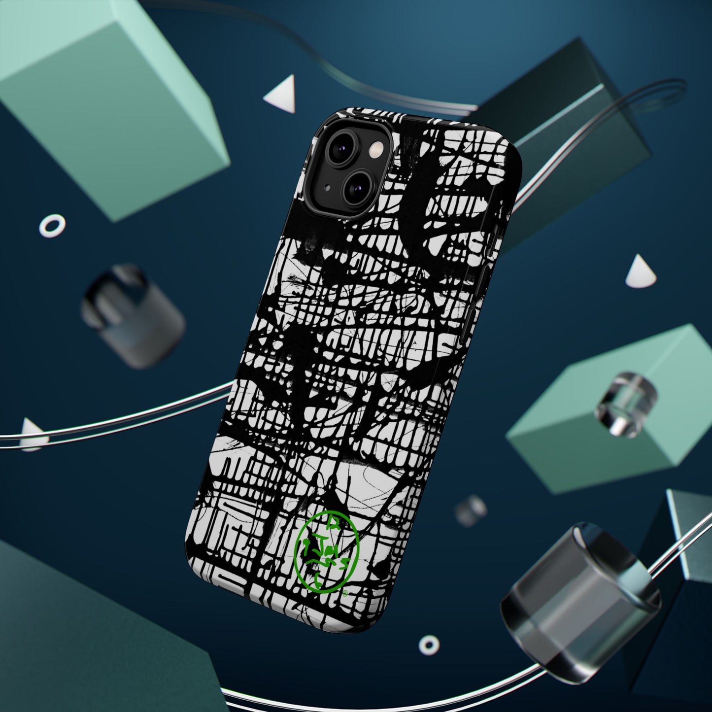 Dark Matrix by Jumper Maybach® MagSafe iPhone Tough Cases - Jumper Maybach