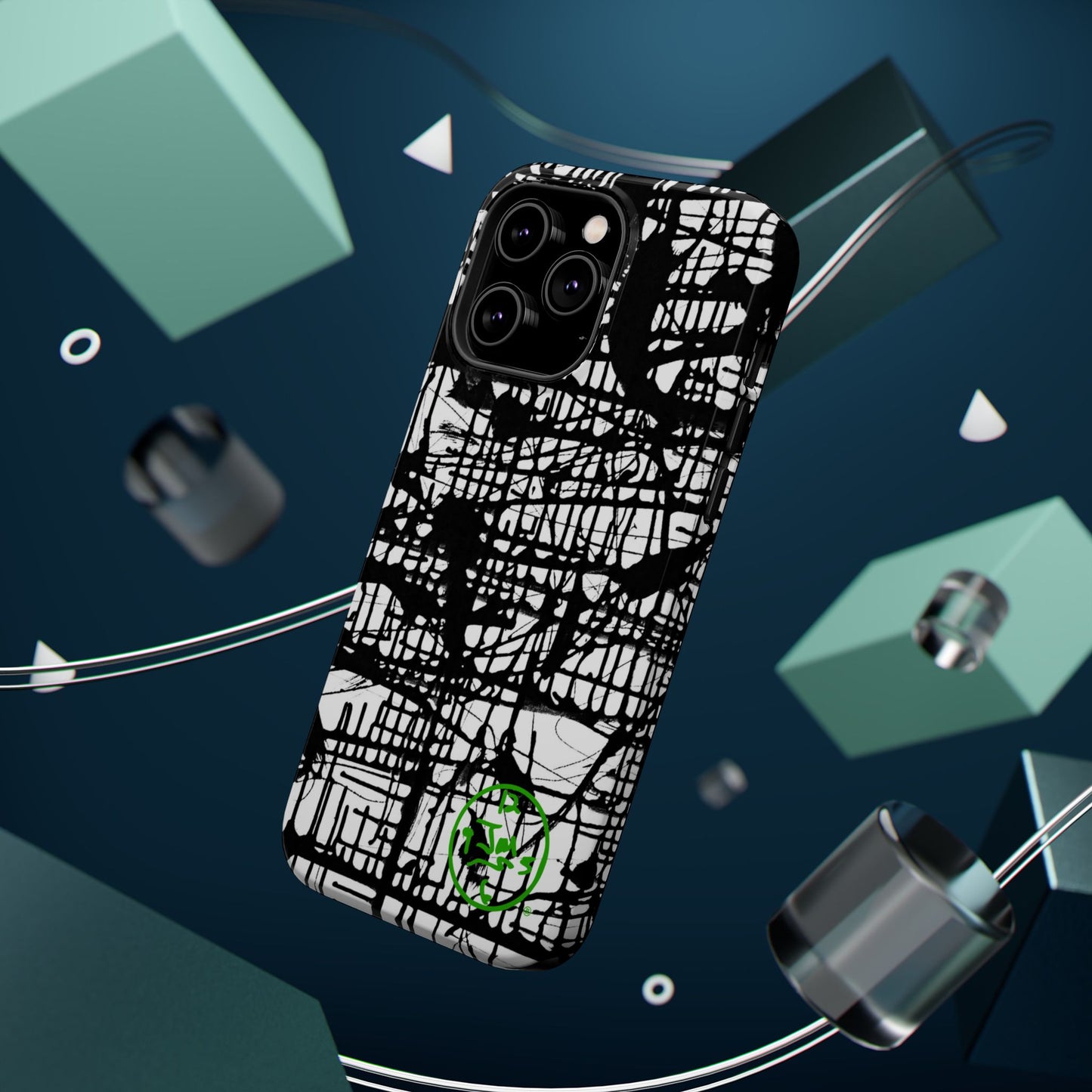 Dark Matrix by Jumper Maybach® MagSafe iPhone Tough Cases - Jumper Maybach
