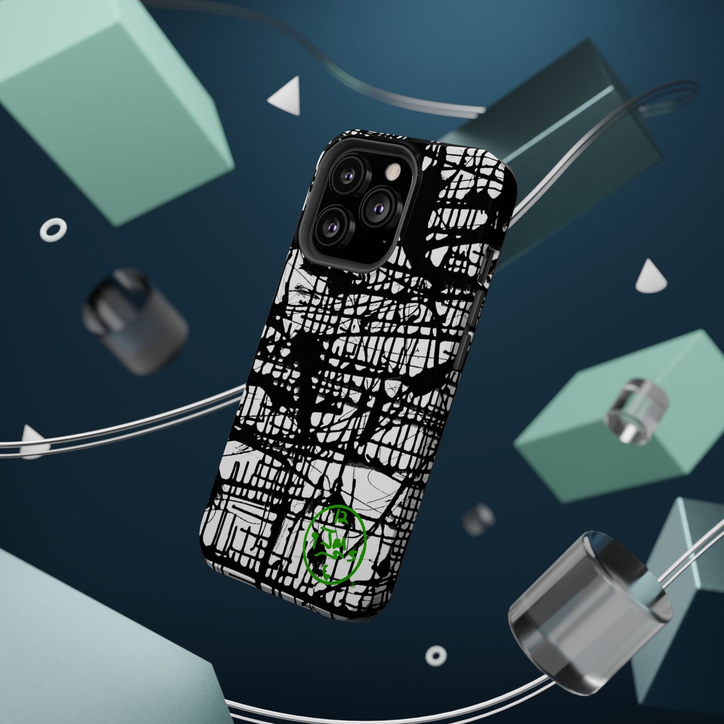 Dark Matrix by Jumper Maybach® MagSafe iPhone Tough Cases - Jumper Maybach