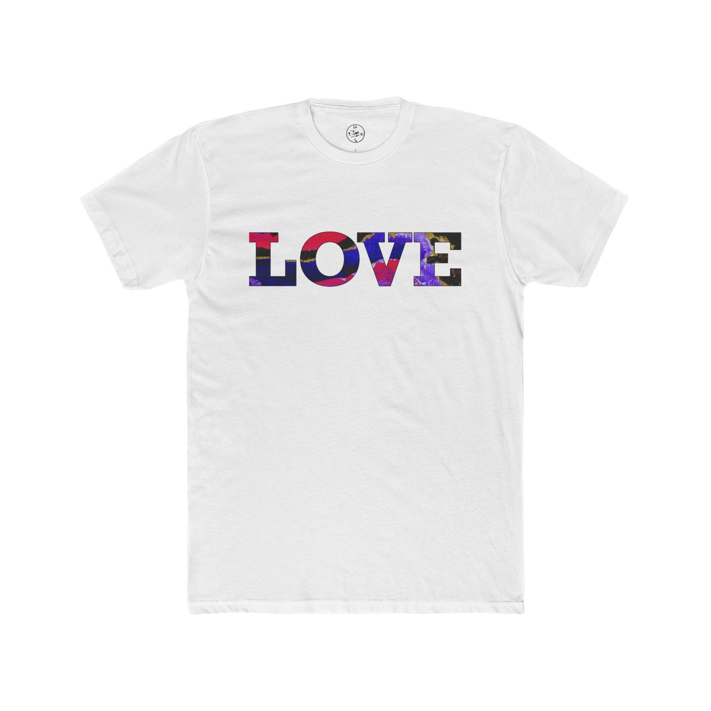 Jumper Maybach®'s Cotton Candy Rose "LOVE" MEN'S Cotton Crew Tee - Jumper Maybach