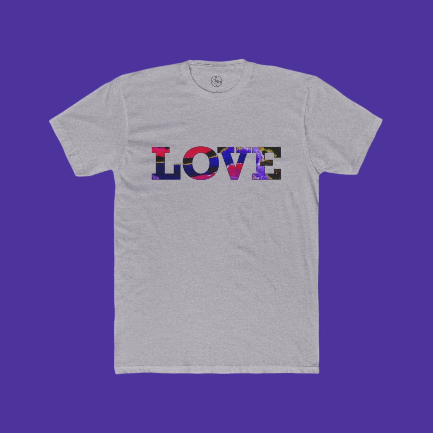 Jumper Maybach®'s Cotton Candy Rose "LOVE" MEN'S Cotton Crew Tee - Jumper Maybach