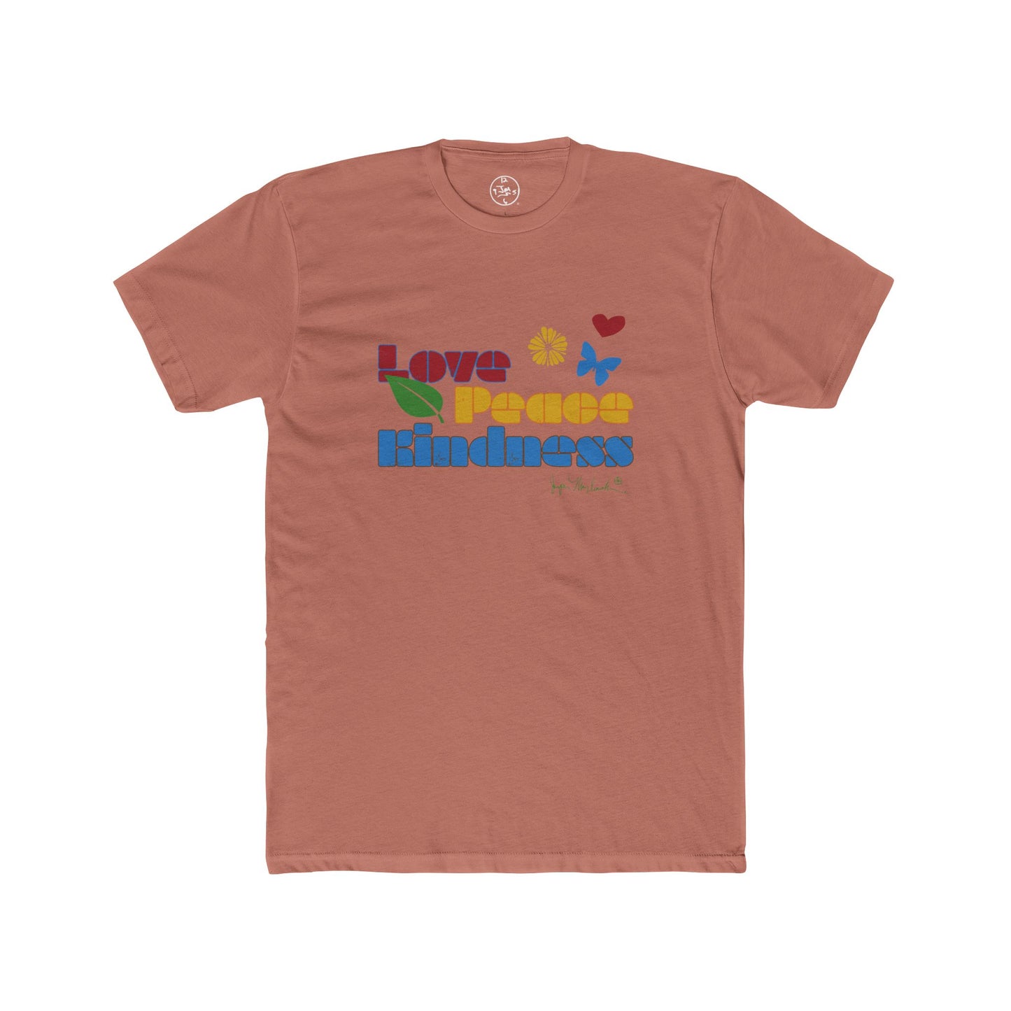 Jumper's Retro Love, Peace, and Kindness Tee - Jumper Maybach