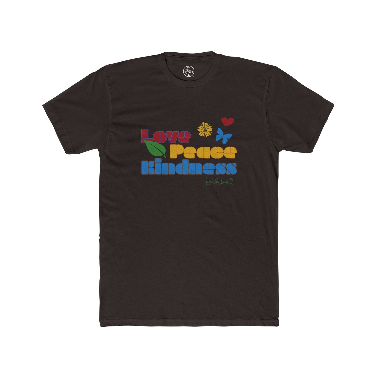 Jumper's Retro Love, Peace, and Kindness Tee - Jumper Maybach
