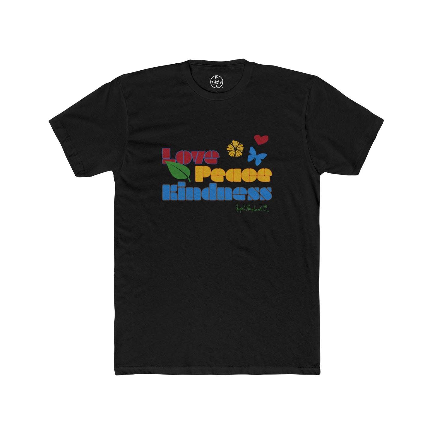 Jumper's Retro Love, Peace, and Kindness Tee - Jumper Maybach