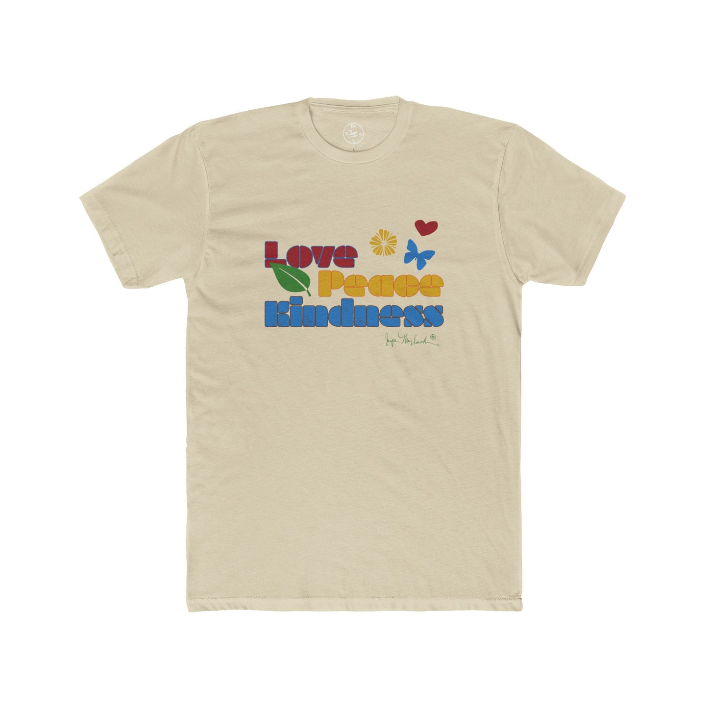Jumper's Retro Love, Peace, and Kindness Tee - Jumper Maybach