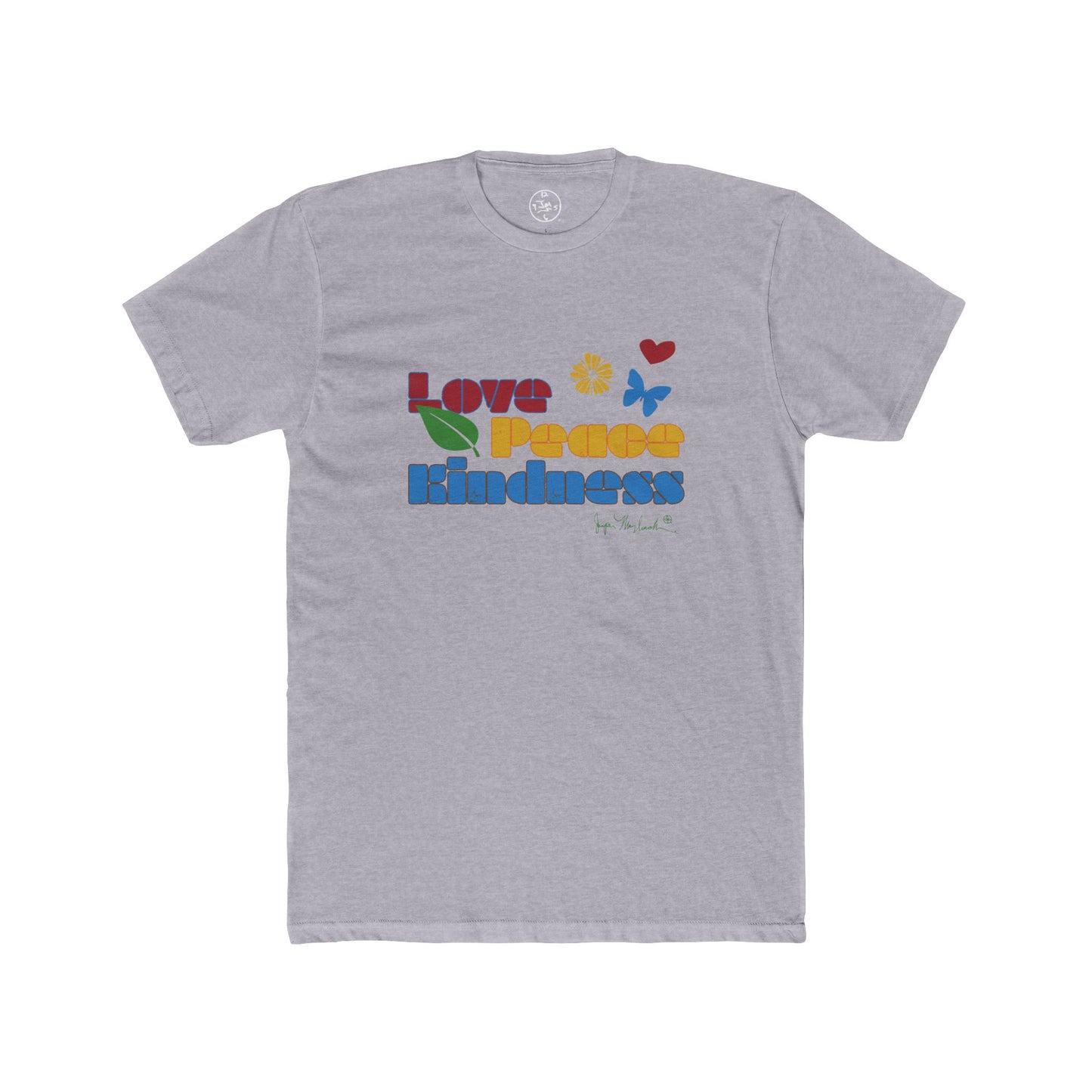 Jumper's Retro Love, Peace, and Kindness Tee - Jumper Maybach