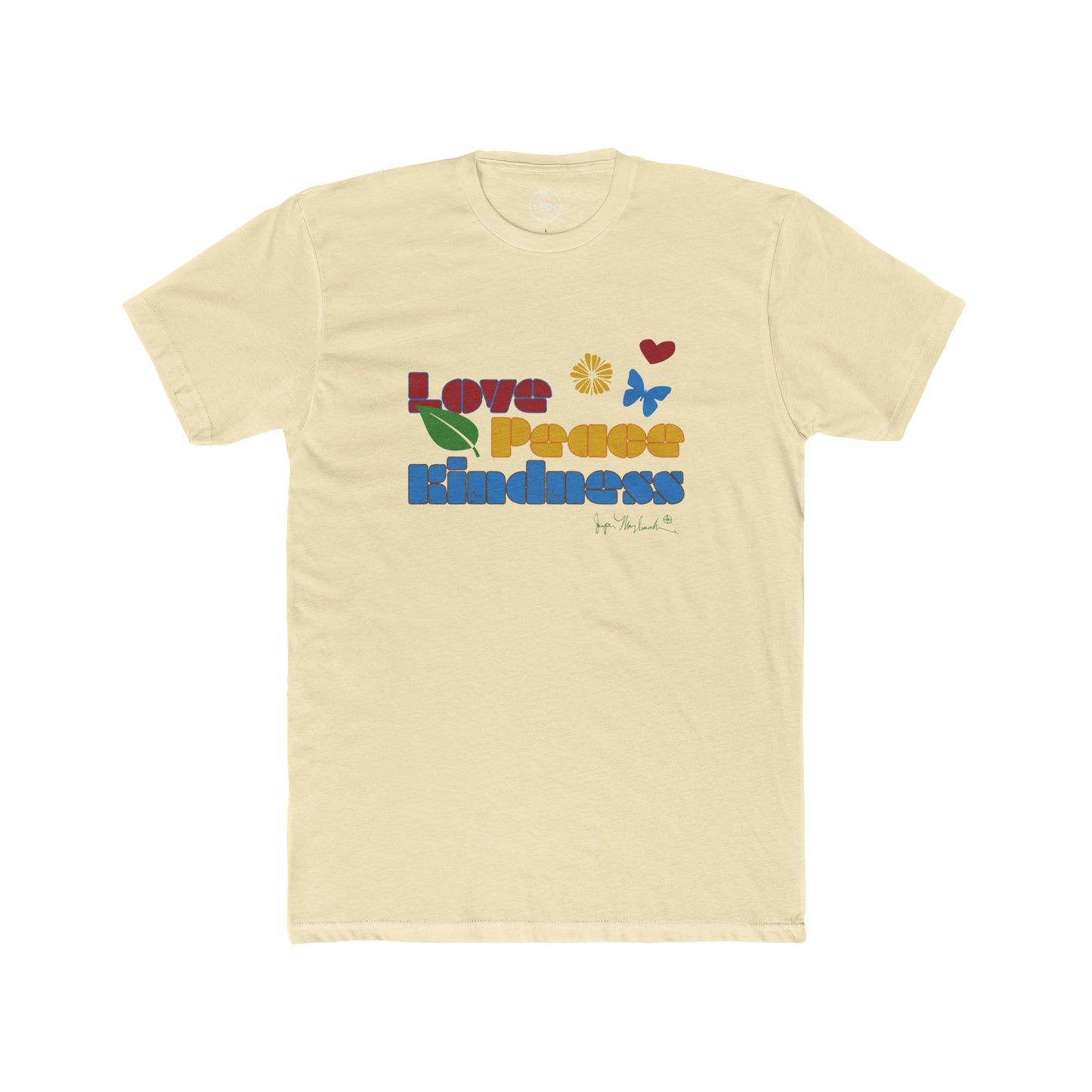 Jumper's Retro Love, Peace, and Kindness Tee - Jumper Maybach