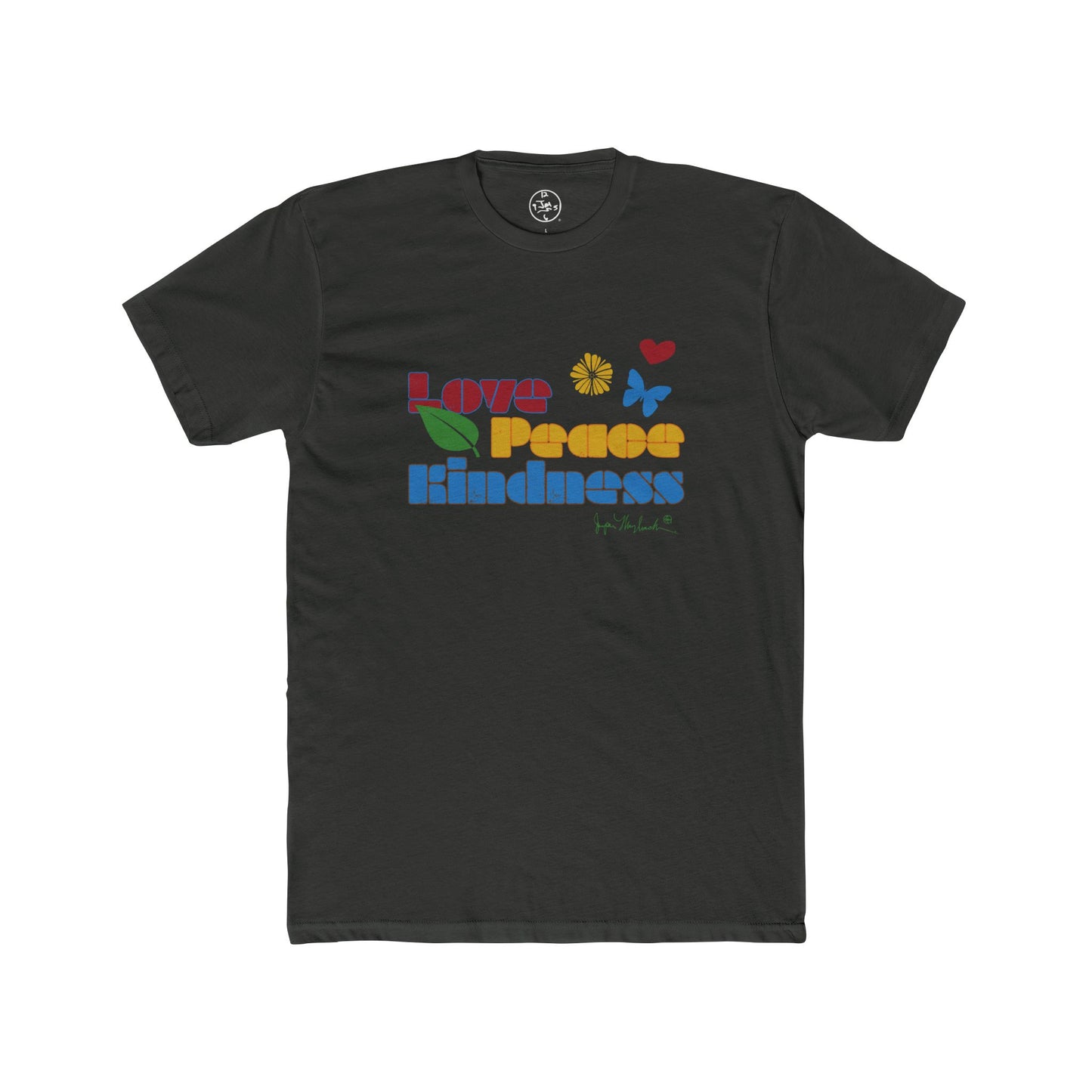 Jumper's Retro Love, Peace, and Kindness Tee - Jumper Maybach