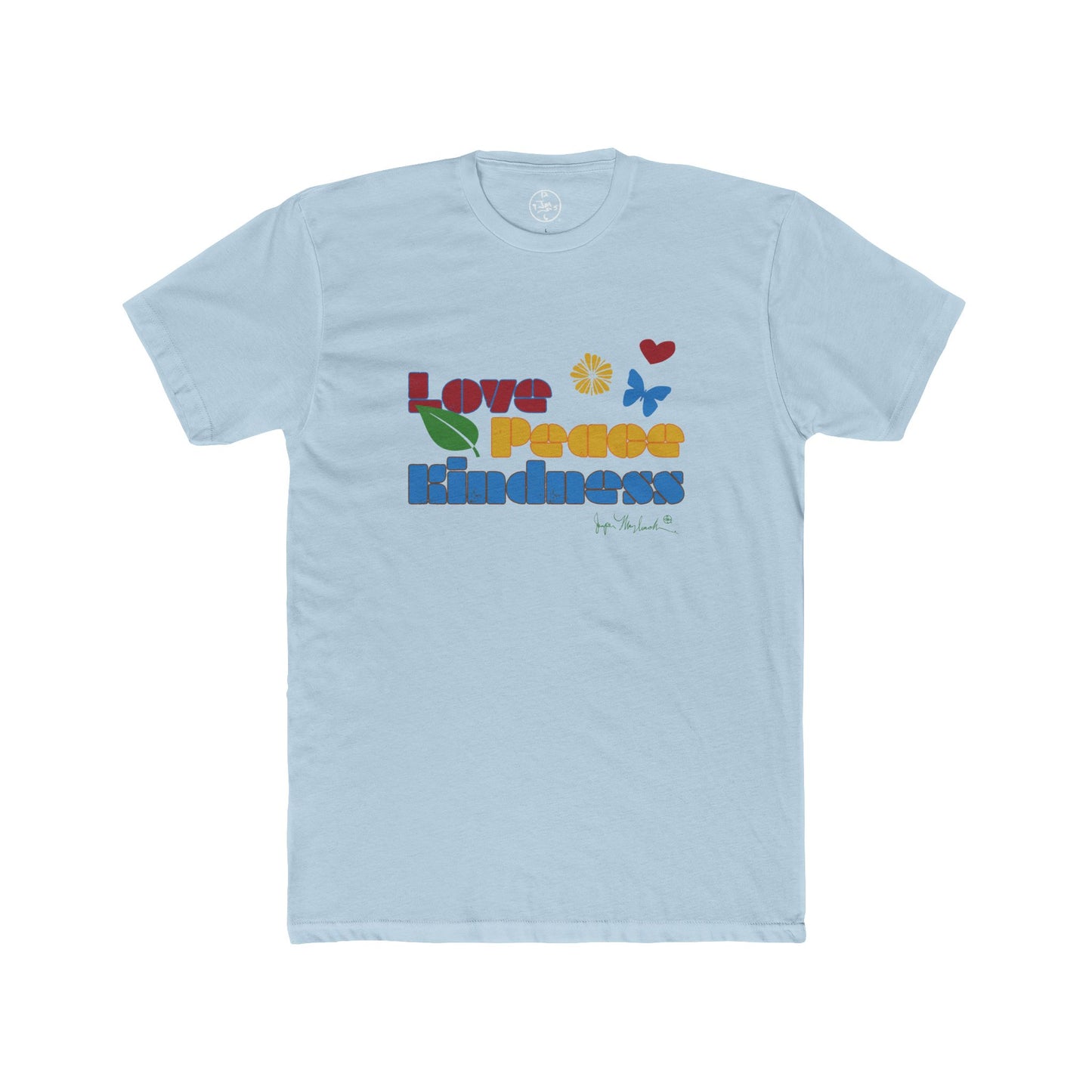 Jumper's Retro Love, Peace, and Kindness Tee - Jumper Maybach