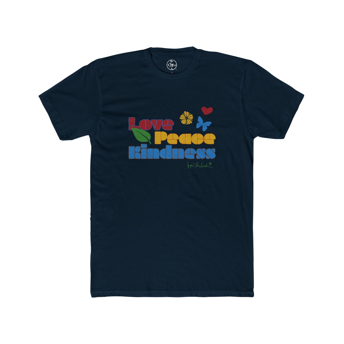 Jumper's Retro Love, Peace, and Kindness Tee - Jumper Maybach