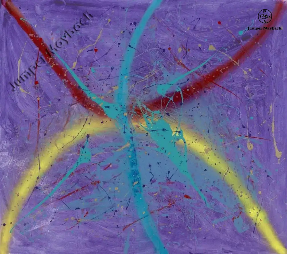 Psychedelic Universe (Embellished-Hand Signed by the Artist) - Jumper Maybach giclee