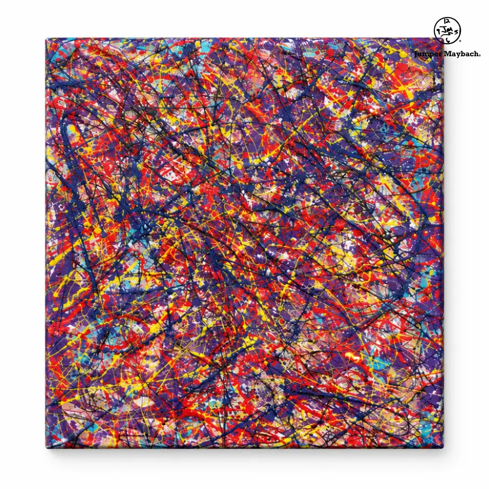 Solar Soulfire (Embellished-Hand Signed by the Artist) - studio view