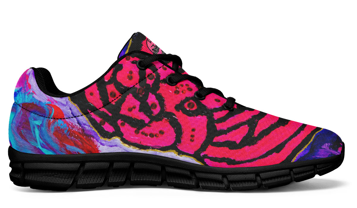 Cotton Candy Rose Active Sneakers