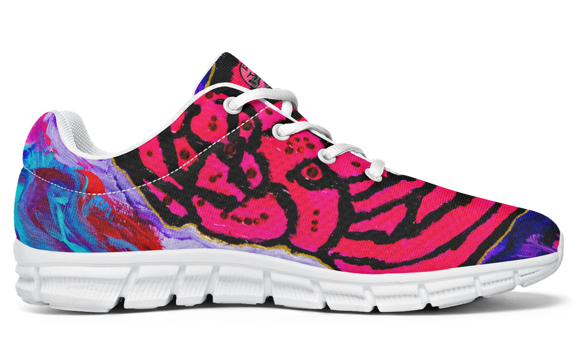 Cotton Candy Rose Active Sneakers