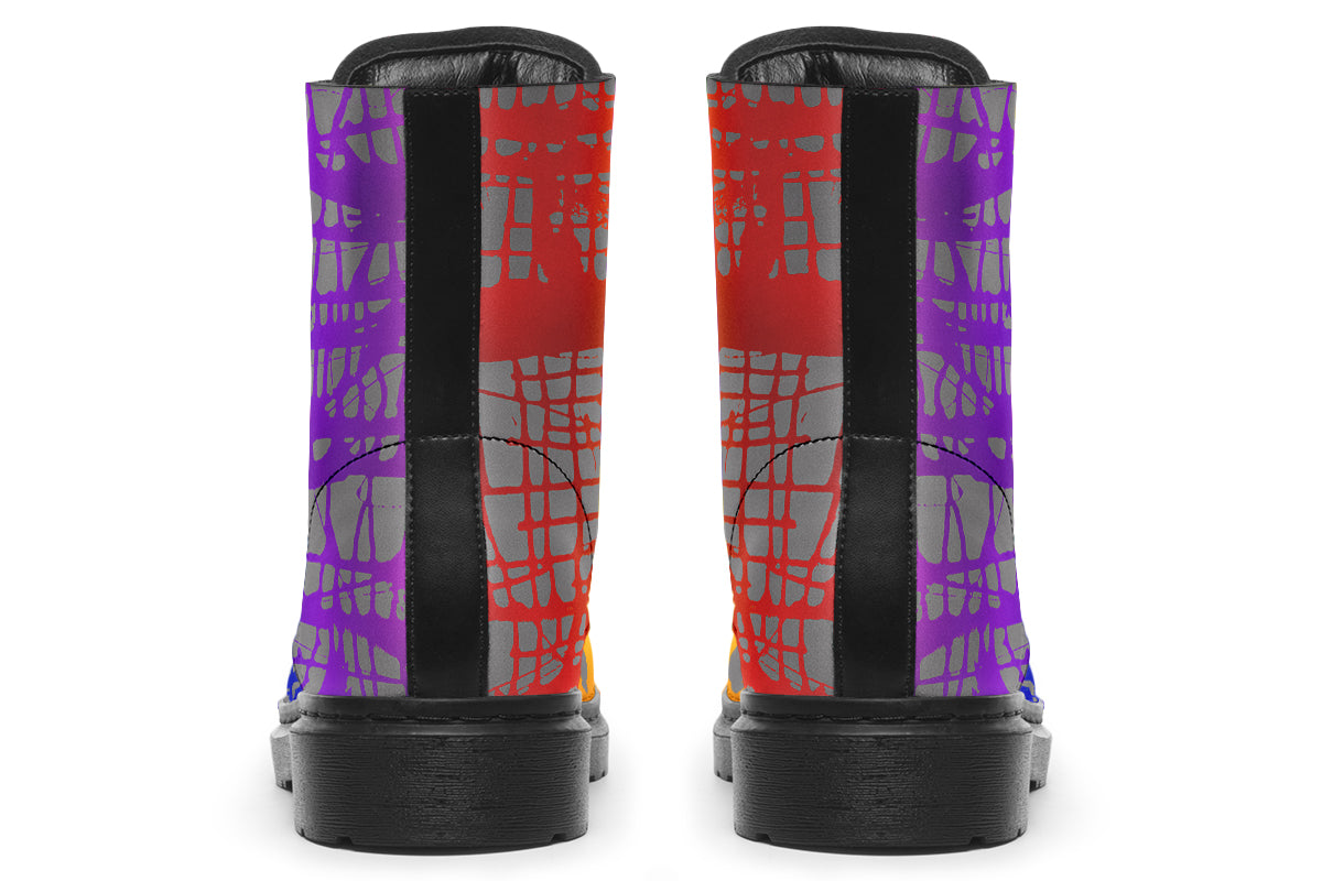 Rainbow Matrix Boots