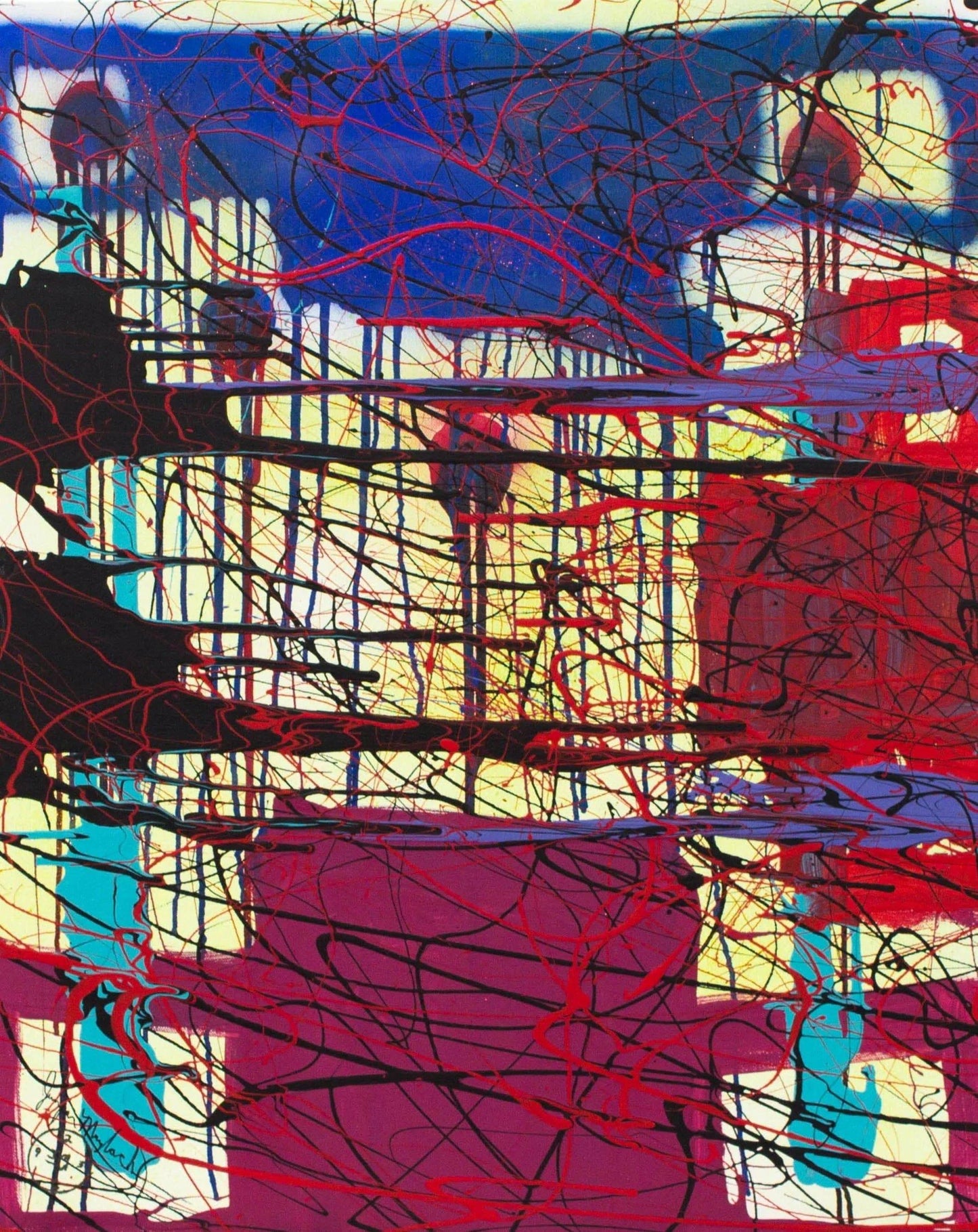 Abstract Man - Original Painting - Jumper Maybach